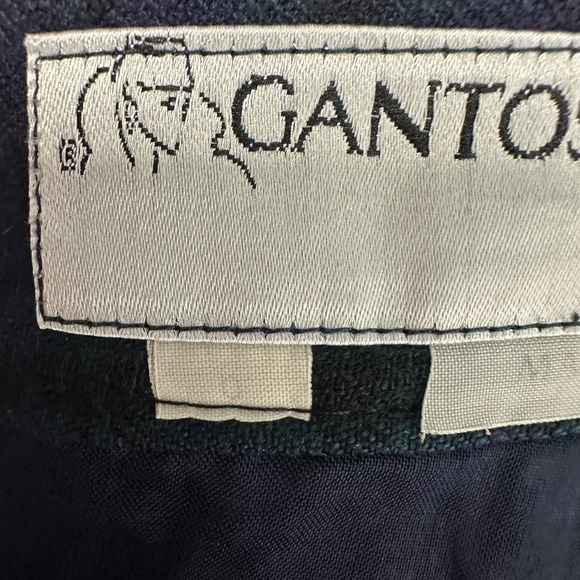 Vtg. Ganto 100% Pure Wool School Girl Skort Skirt Academia Y2K Women’s 6 Plaid - Picture 13 of 13